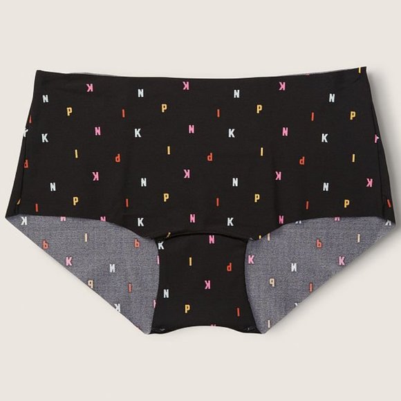 PINK NO-SHOW BOYSHORT SHORTIE PANTY - Picture 6 of 8